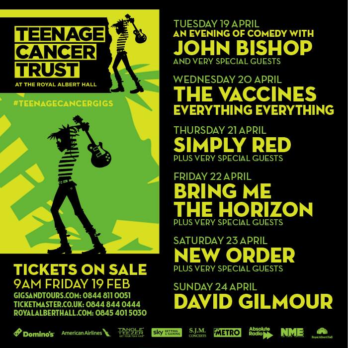 Teenage Cancer Trust Line-up 2016 Announced