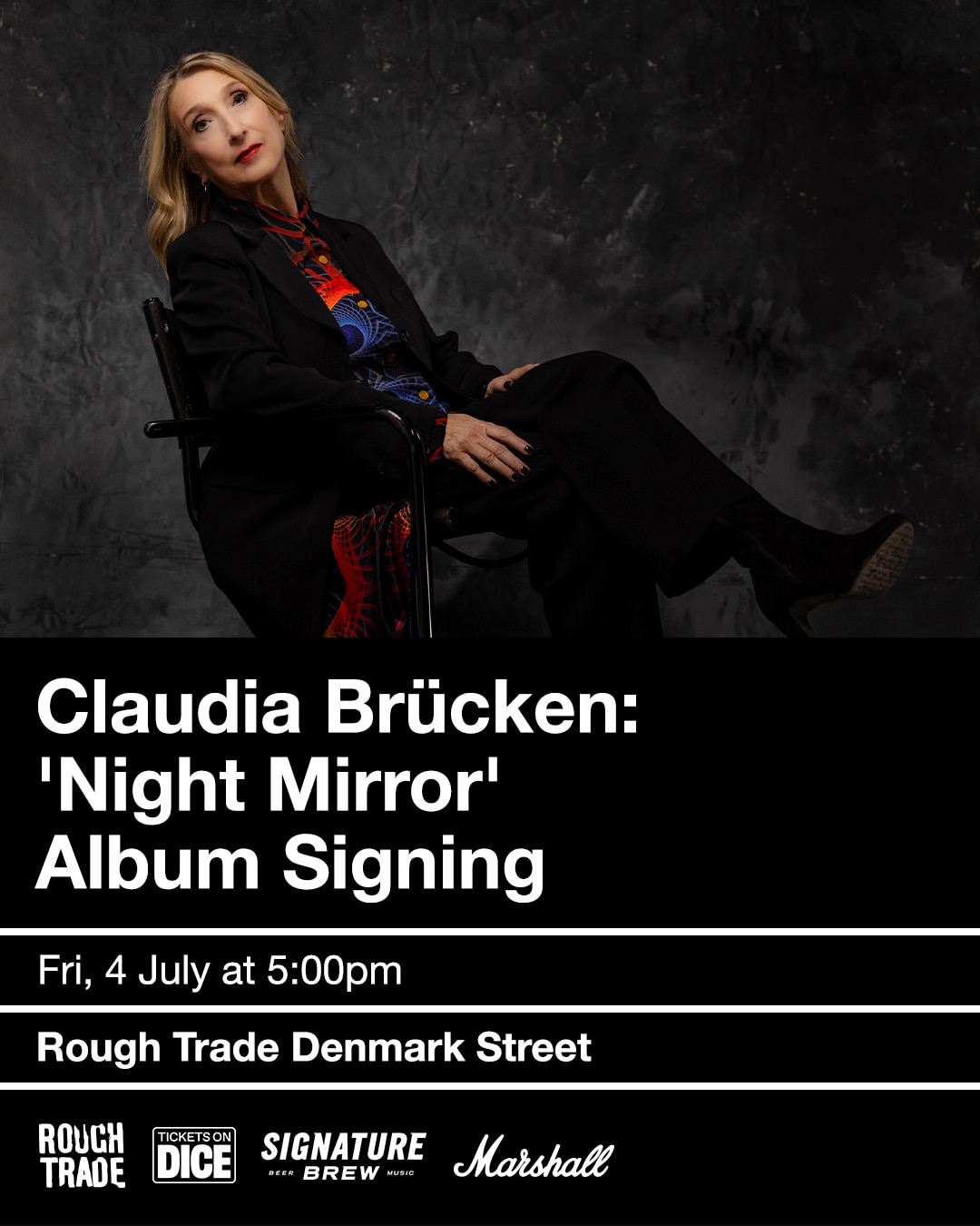 Claudia Brücken Album Signing