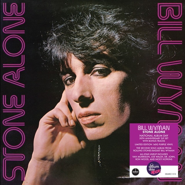 Bill Wyman: Stone Alone 50th Anniversary (2LP Purple Vinyl) National Album Day 2025