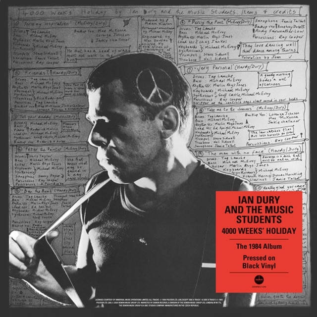 Ian Dury & The Music Students: 40,000 Weeks’ Holiday (1LP)