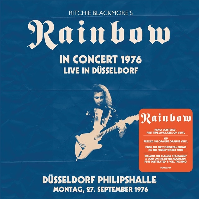 Ritchie Blackmore’s Rainbow: Live in Düsseldorf 1976 (3LP Orange Vinyl) EXCLUSIVE