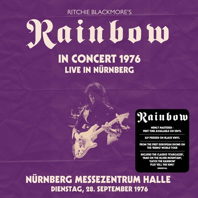 Ritchie Blackmore's Rainbow: Live in Nürnberg 1976 (3LP) | Demon
