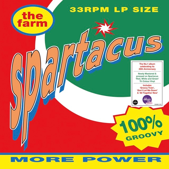 The Farm: Spartacus (National Album Day 2026) (1LP Tri-Colour Vinyl)